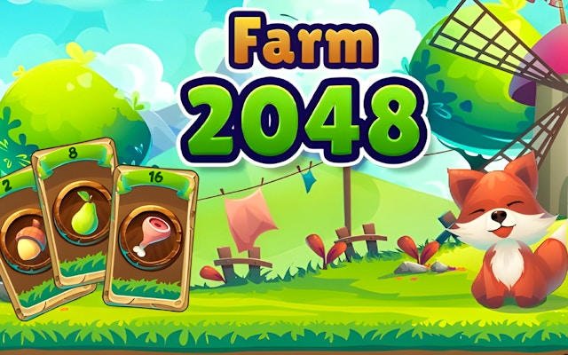Farm 2048 Puzzle Game