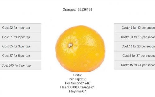 Orange Fruit Clicker - Idle Citrus Tycoon