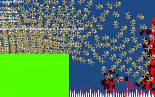 Cliff Push Clicker Game