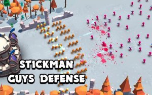 Stickman Guys Defense - Family Tower Defense Online Game