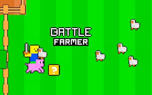 Battle Farmer: Chicken Chase - 2 Player Arcade Game