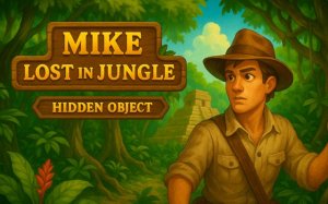 Mike Lost in Jungle: Hidden Object Puzzle Game