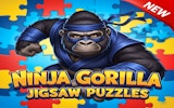 Ninja Gorilla Jigsaw Puzzles Game