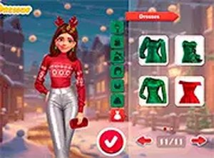 Celebrities Get Ready for Christmas Dress-Up Online Game - Fashion Game