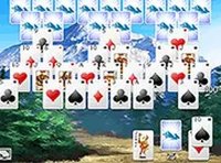 Snowy Peaks Solitaire Online Game - Card Puzzle Game