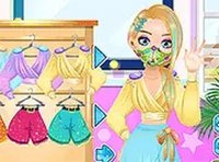 Blonde Sofia: Mask Design Dress Up Game - Dress Up Game