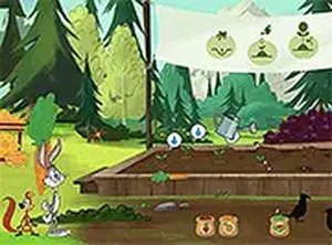 Cartoon Friends Veggie Patch