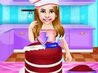 Vincy Cooking Red Velvet Cake Online Game Cooking Game